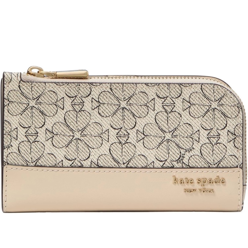 Kate Spade Floral Beige and Cream Wallet
